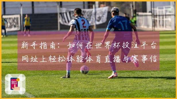 新手指南：如何在世界杯投注平台网址上轻松体验体育直播与赛事信息