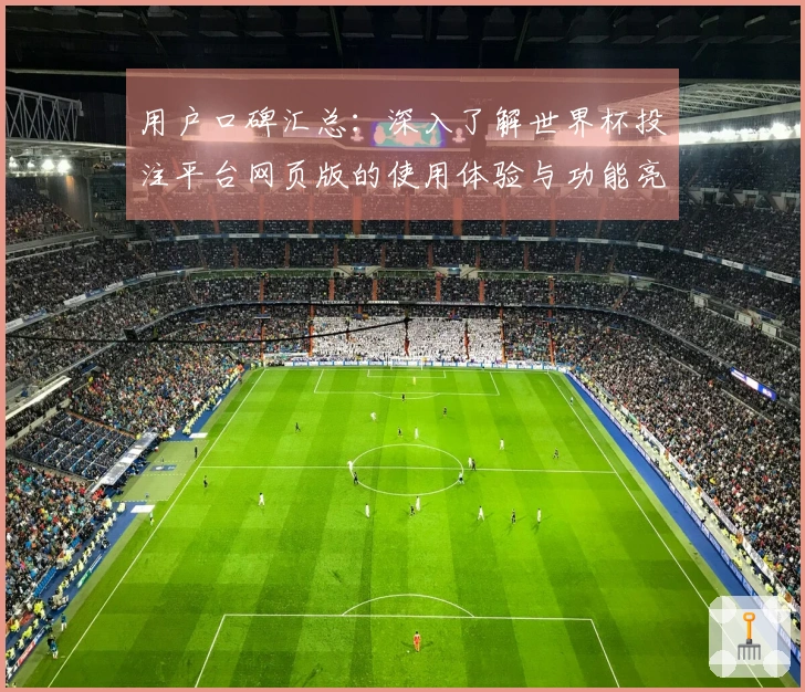 用户口碑汇总：深入了解世界杯投注平台网页版的使用体验与功能亮点