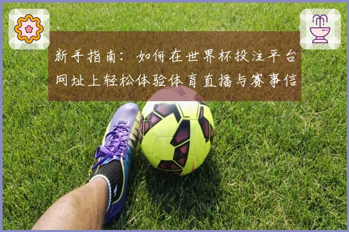 新手指南：如何在世界杯投注平台网址上轻松体验体育直播与赛事信息
